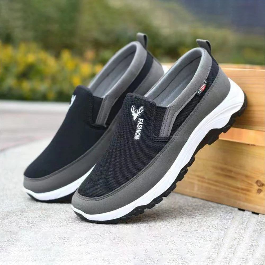 Slip On Vulcanized Shoes Soft Sole Solid Color Comfortable Water Shoes