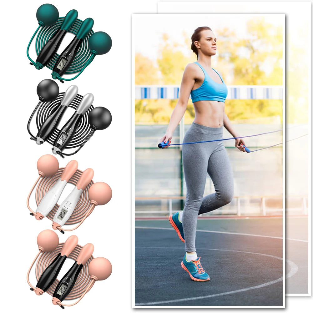 Cordless Fitness Exercise Rope with Button Cell Multifunctional for Gym Fitness