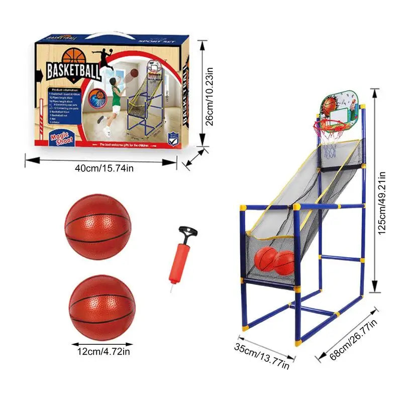 Sports Playset Basketball Hoop Arcade Game Brain-Training