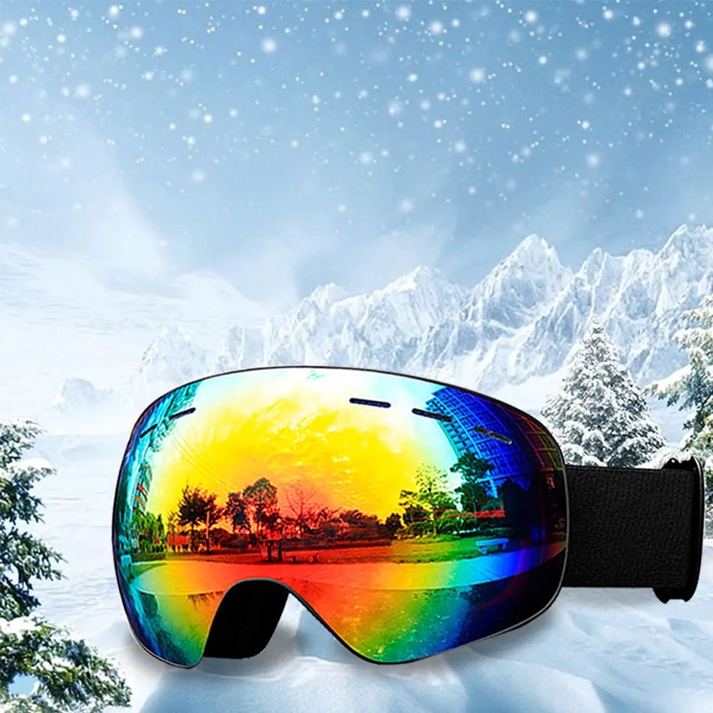 Ski Goggles Snow Glasses Cooling Vent, Unisex.