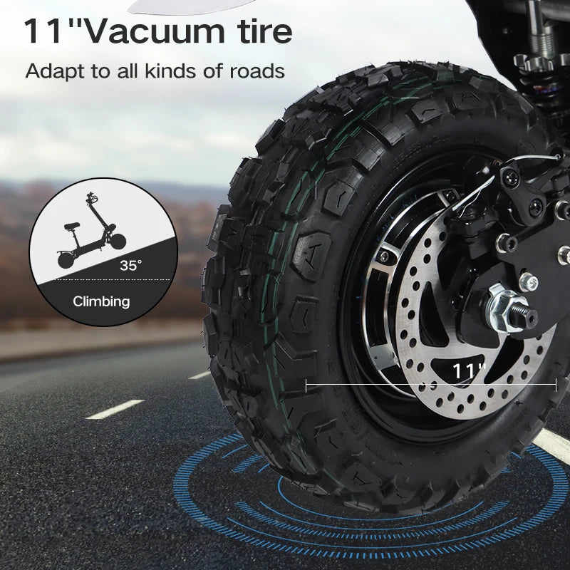 11 Inch off Road Tires Quick Folding Maximum Speed 55KM/H